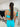 Essentially Active Scrunch Shorts - Caribbean Blue
