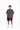 Oversized Charcoal Tee Mixed Logo